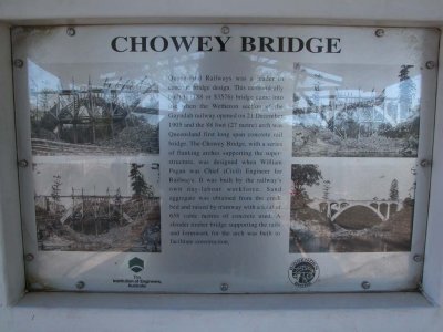 Chowey bridge history