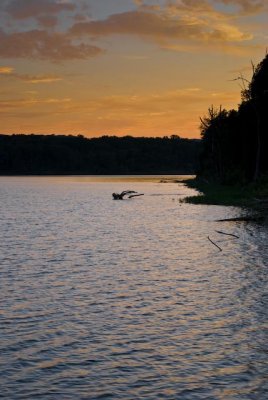 Sunset  At Lee Creek Reservoir