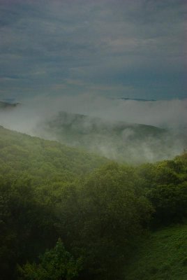 Misty Ozark Mountains
