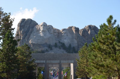 Mount Rushmore National Memorial.  Something that everyone should see at least once in their lifetime.   An awe inspiring sight to behold especially when one realizes what time period this was sculpted.  No modern tools.  Just basically dynamite and hand tools.  