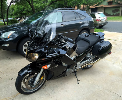 This is my new 2008 Yamaha FJR1300A. 