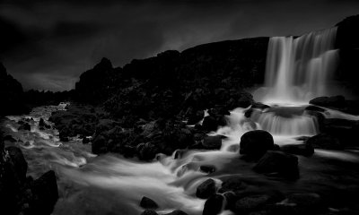 Oxararfoss waterfall Iceland 