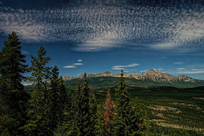 Panorama with clouds 