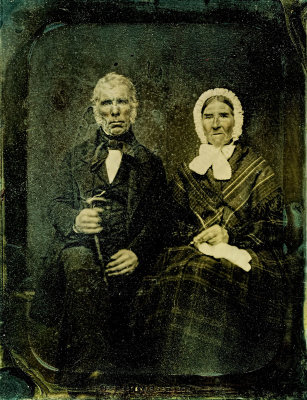 Tintype Couple 