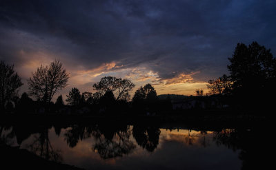 Sunset on the Gull River 