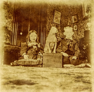Children and Dog