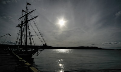 Tall Ship Silhouette 