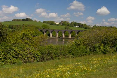IMG_4280.jpg Forder Viaduct and Trematon Castle from Marsh Coombe - Wearde, Saltash - © A Santillo 2013