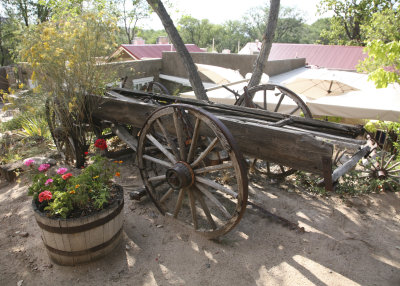 Old Wagon at Rancho de Chamayo Restaurant