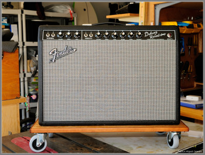 Fender Deluxe Reberb 65 Amp Cart