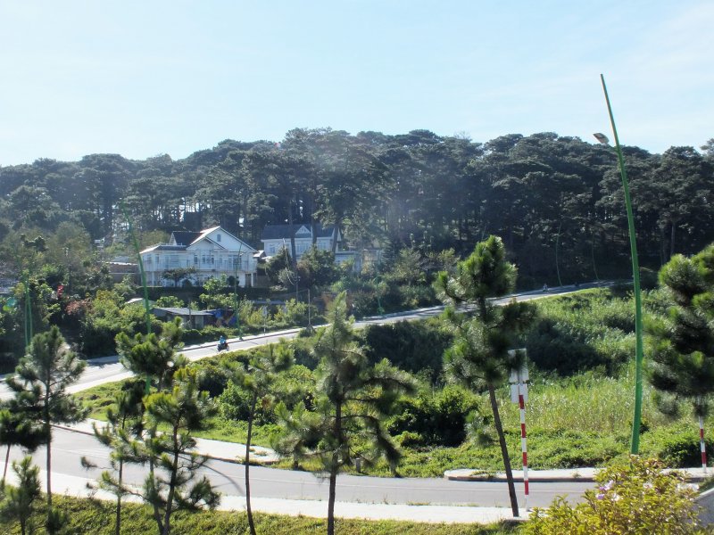 One of many hilly streets of Dalat