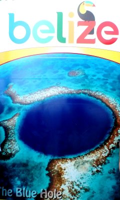 The famous Blue Hole of Belize