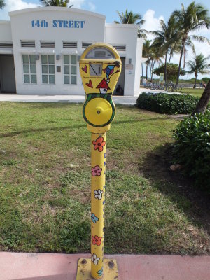 Even parking meter can be an art work