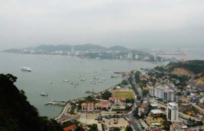 City view from top of Bai Tho Mountain