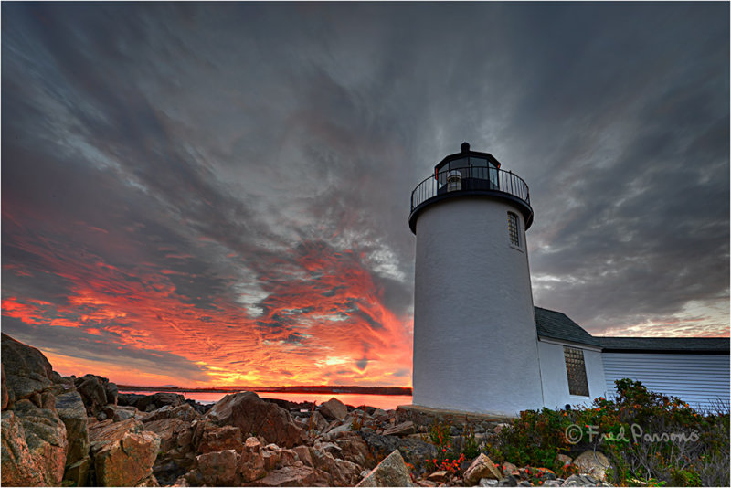 _DSC3460  Sunset at Goat Island Light