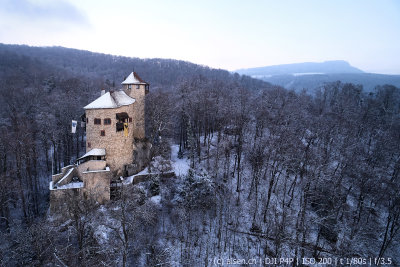 Burg Reichenstein Winter