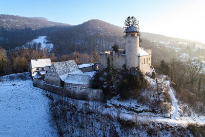 Schloss Birseck Winter