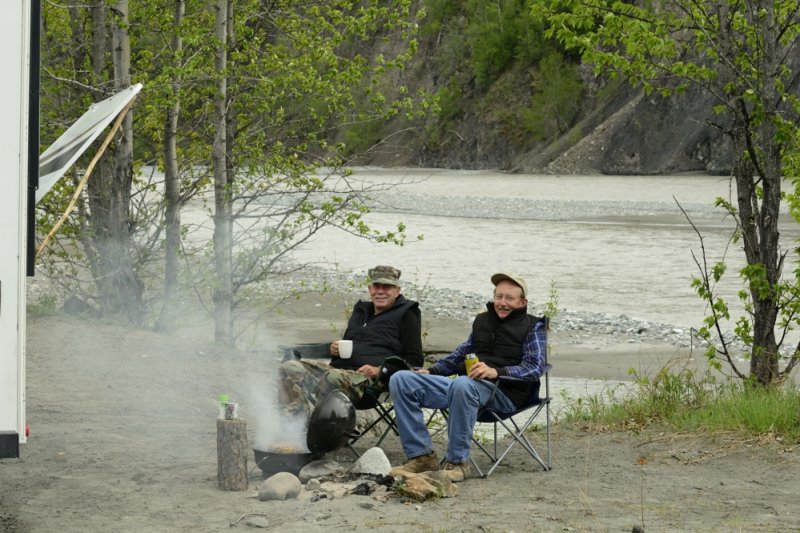 Campsite on Matanuska River