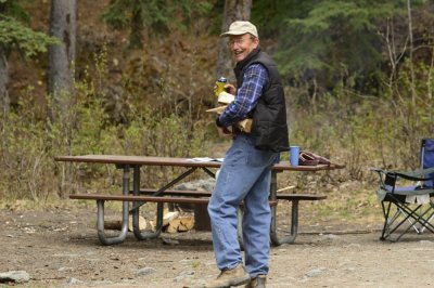 Bill hard at work
