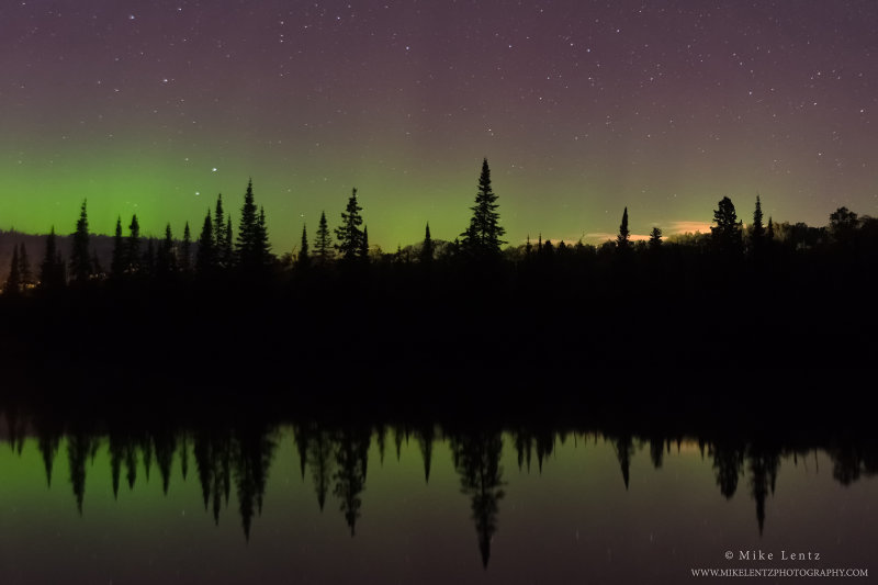 Pigeon River Northern Lights