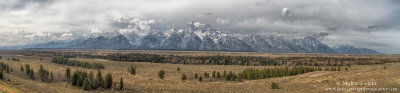 Grand Teton Range panoramic 