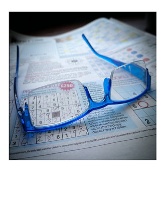 Blain's Blue Sudoku Glasses