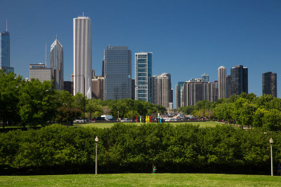 Chicago Skyline from Field Museum