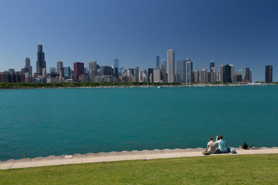 Chicago Skyline from Adler Planetarium