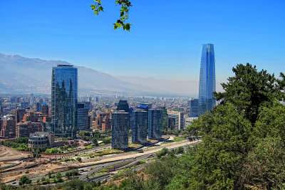 A glimpse of Santiago