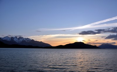 Sunset Near Skagway Alaska