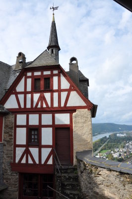 15. Overlooking the Rhine River - Marksburg Castle