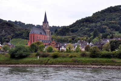 22. A Typical Town Along the Rhile River - St. Goar, Germany