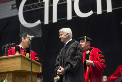 The Honorary Degree is Conferred