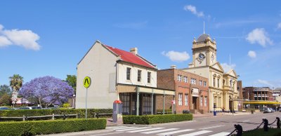 High Street & side streets, Maitland, NSW