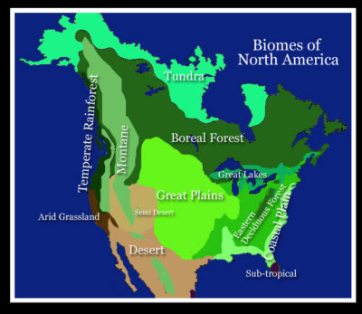 Biomes of North America 