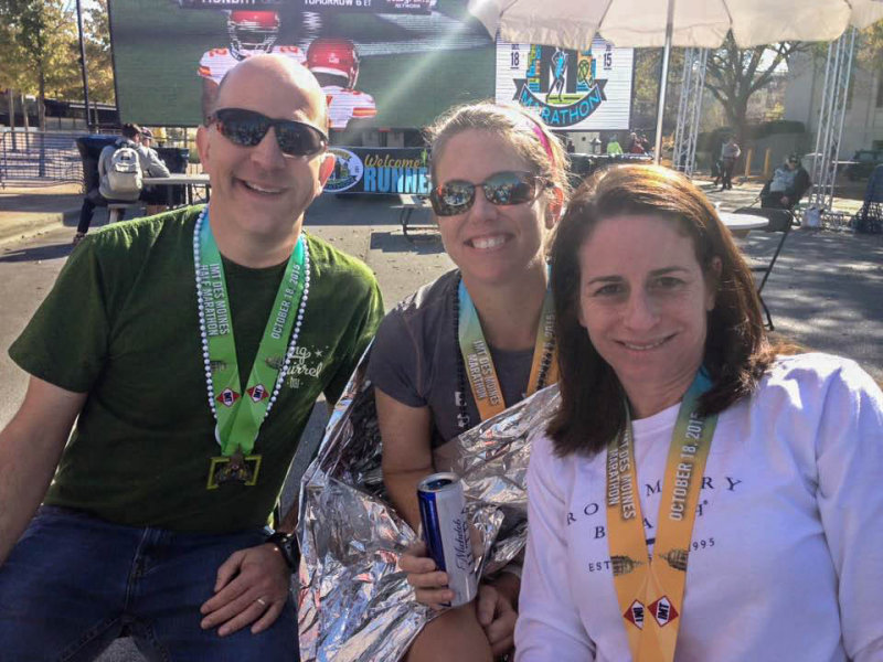 Steve Flores, Leslie Keating Joiner, Claudia Martin Bilotto at Beer Garden.jpg