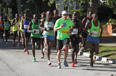 Andy Pacing the Elites at the 2011 Miles for Meso 5K