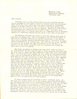 19551115 - Letter from Lodja (Congo) - Nov 15 1955