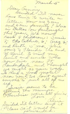 19580306 - Letter from Dallas (Texas) - Mar 6 1958