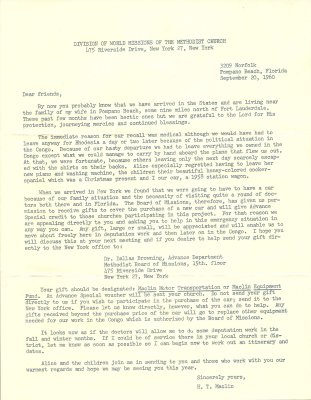19600920 - Letter from Pompano Beach (Florida) - Sept 20 1960