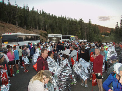 Sunrise at the starting line (around 5:45 am)