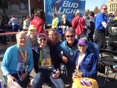 David Purcell, Greg Maclin, Steve, Paige Rainwater, Steve DeLong, Elaine Delong at Beer Garden.jpg