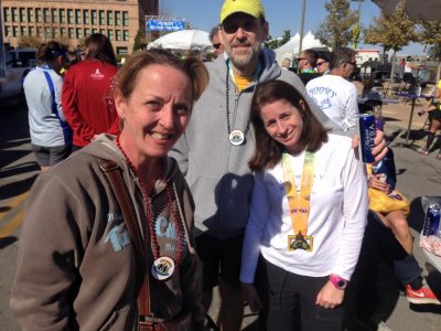Paige Rainwater, Greg Maclin, Claudia Martin Bilotto at Beer Garden.jpg