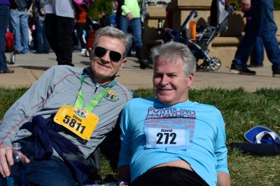 Steve and David relaxing after the race.jpg