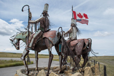 Entrance to the Blackfeet Reservation