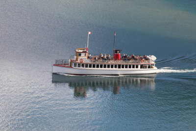 The International excursion boat on Upper Waterton Lake