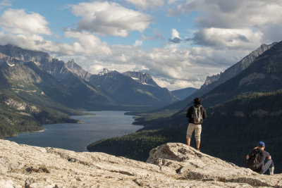 View of Upper Waterton Lake from the Bear's Hump trail