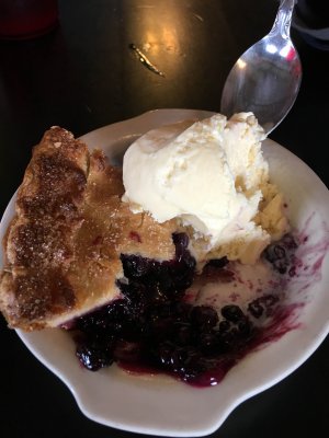 Two Sisters Huckleberry Pie