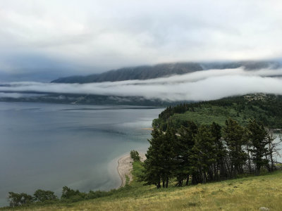 Clouds over Waterton Lake