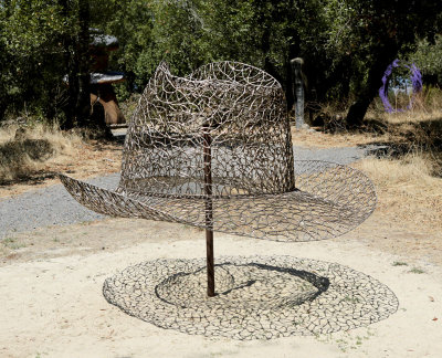 wire cowboy hat